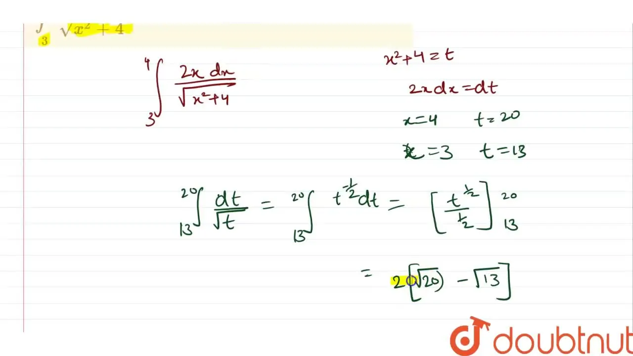 Punjabi Evaluate The Following Integrals Underset Overset Int