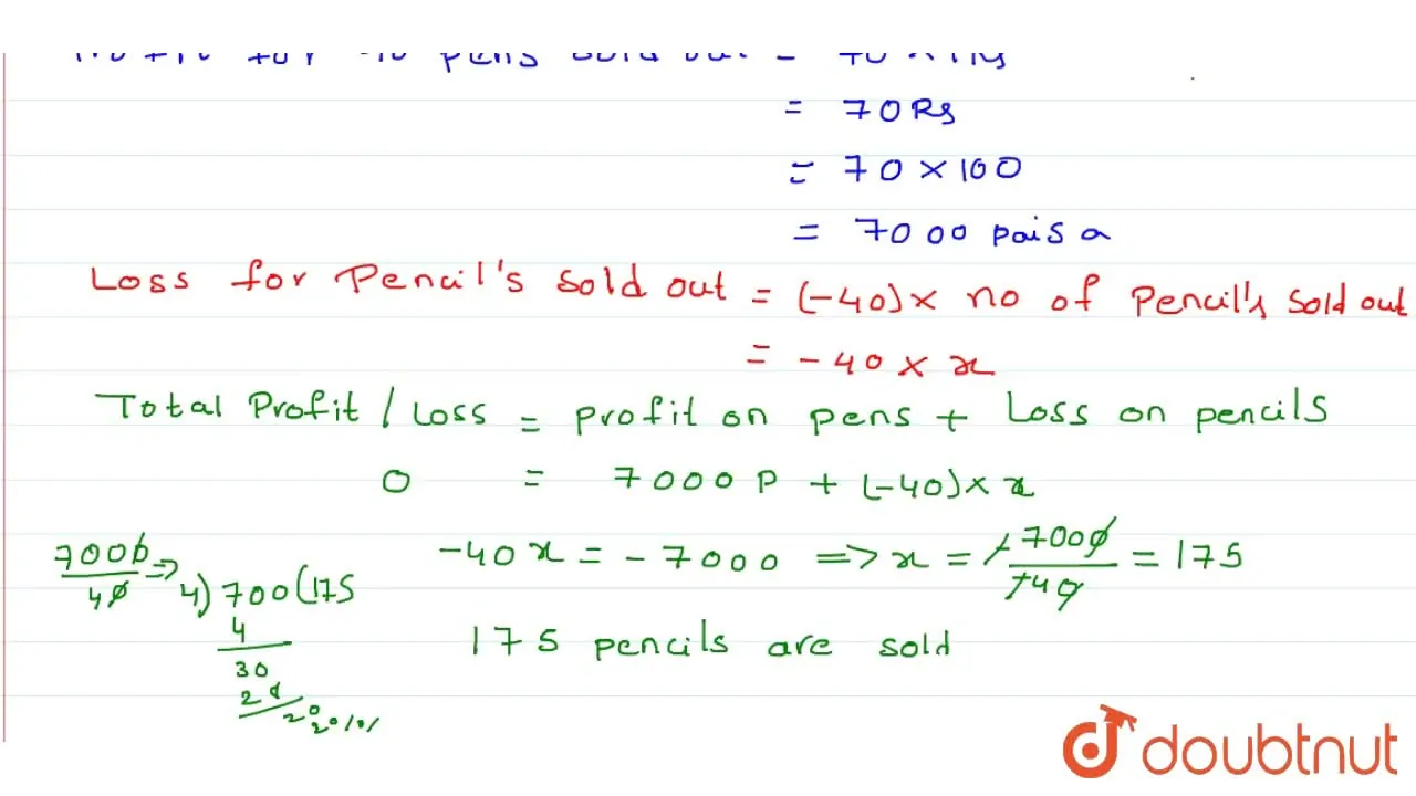 Telugu A Shopkeeper Earns A Profit Of Rs 1 By Selling One Pen And I