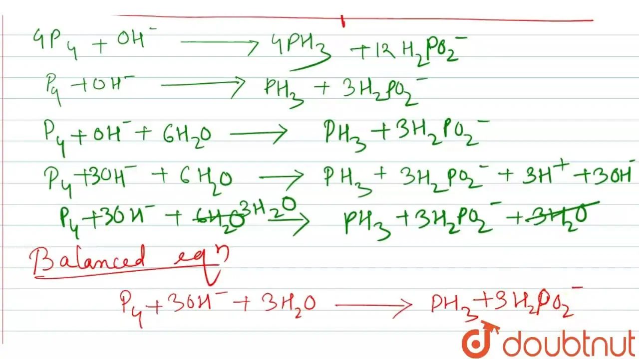 Balance The Following Equations In Basic Medium By Ion Electron Method