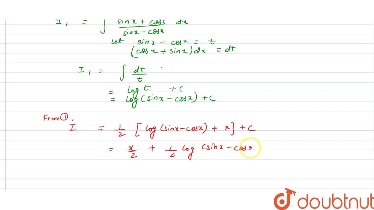 Punjabi Evaluate The Following Integrals Int Dx Cotx