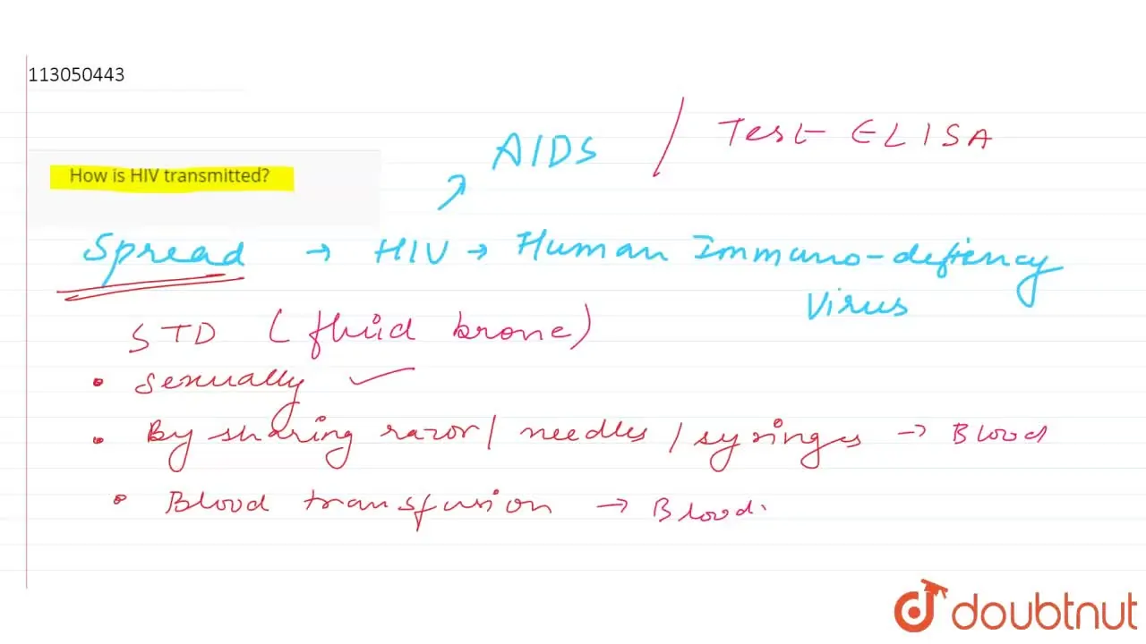 How Is HIV Transmitted