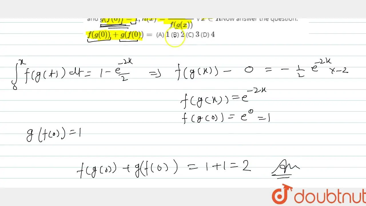 Let F And G Be Differentiable Functions Such That Xg F X F G X G