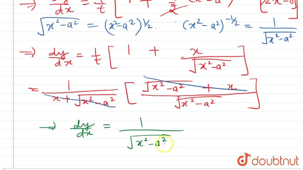 Punjabi Differentiate Y Log X Sqrt X A W R T X