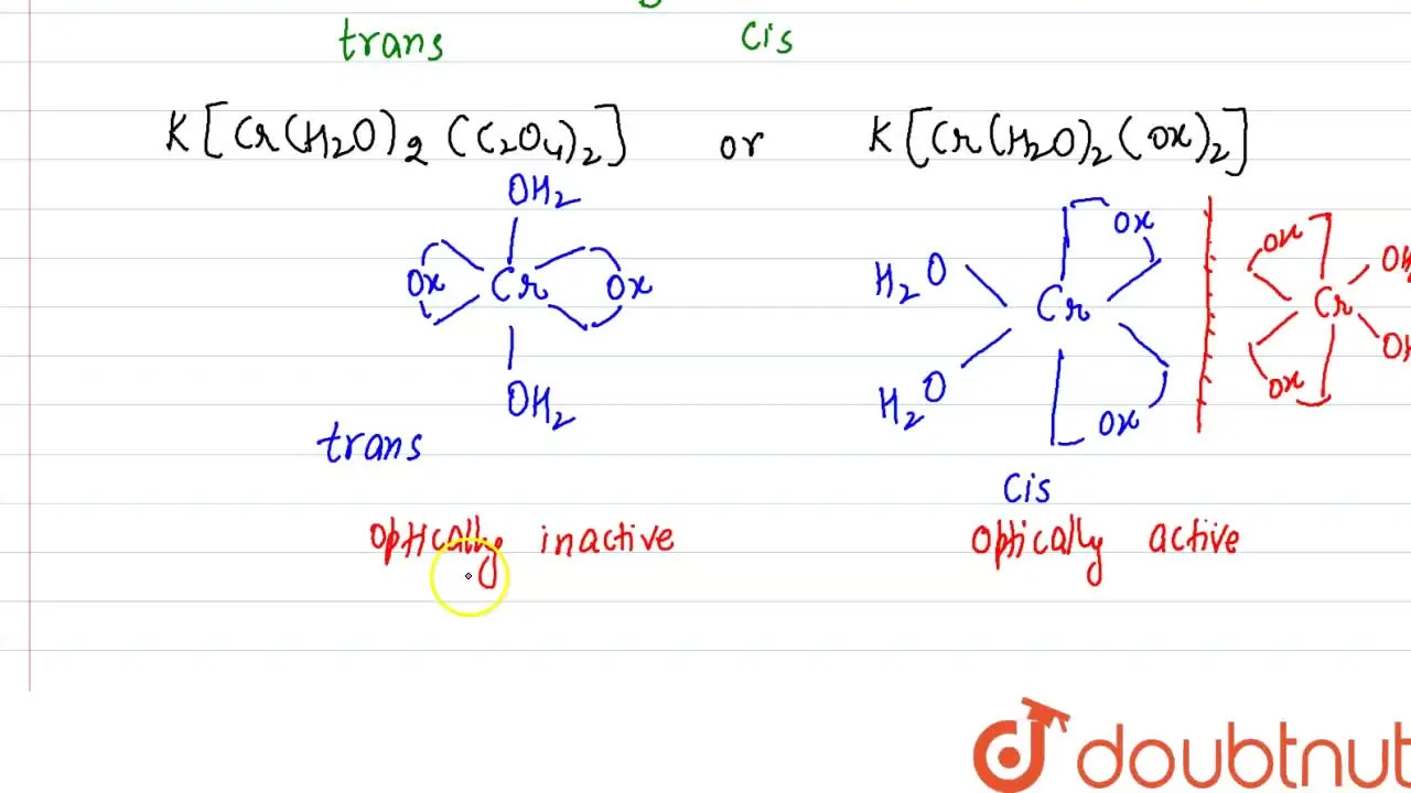 Punjabi Indicate The Types Of Isomerism Exhibited By The Following C