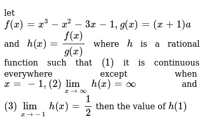 If G X X 1 X 2 And H X 4 X What Is The Value Of Gh 3