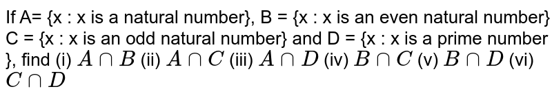 If A X X Is A Natural Number B X X Is An Even Natural