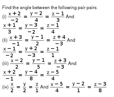 The Solutions Of The Equations X Y 2 And X Y 4 Is 3 And 1 2 And 3
