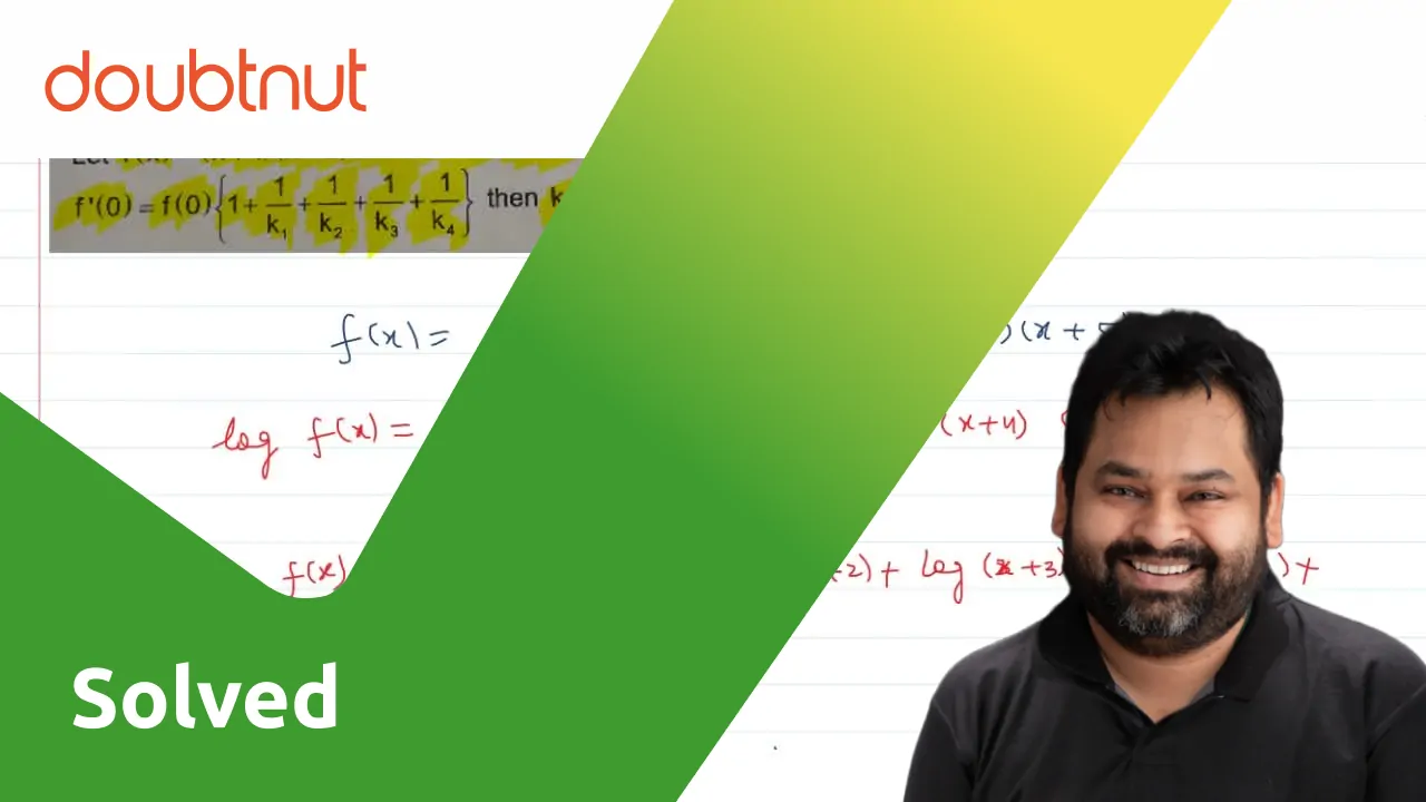 Let f(x)=(x+1)(x+2)(x+3)(x+4)(x+5) and f'(0) is given as f^(prime)(0)=