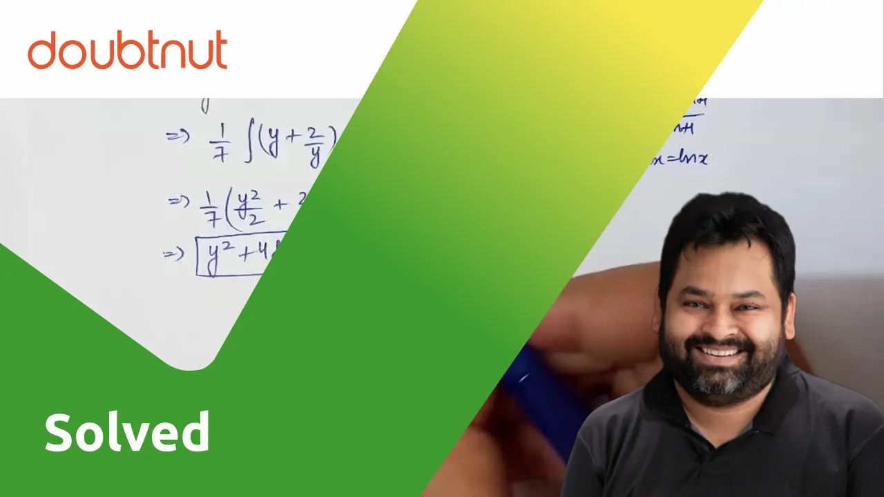 Solve: dy/dx=(7y)/(y^2+2)