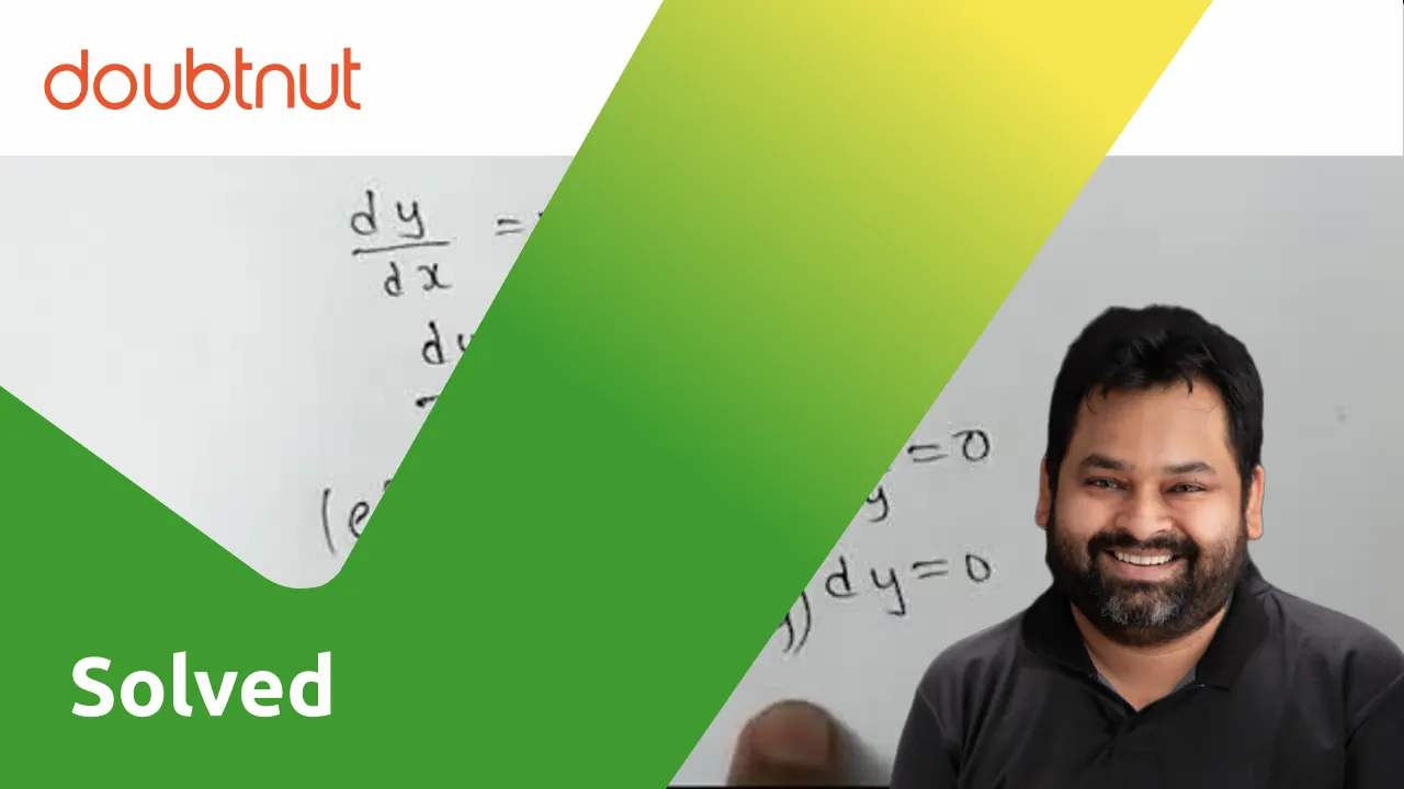[Telugu] Express the following differential equation in the form f(x)d