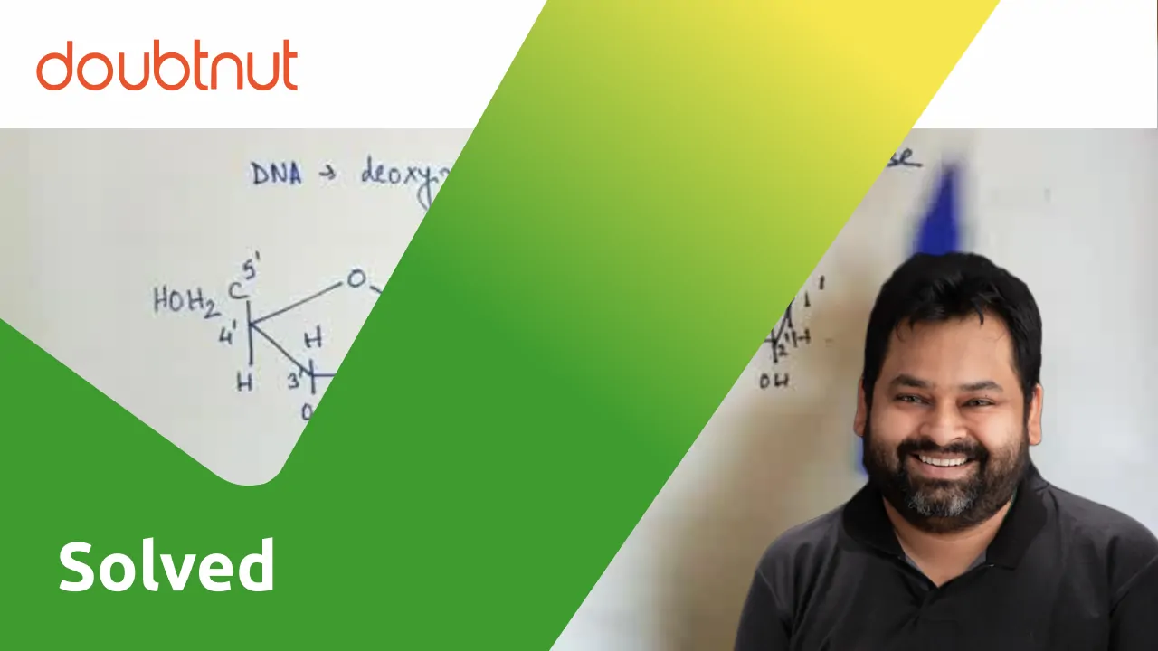 [Bengali] Show the structures of sugars present in DNA and RNA.