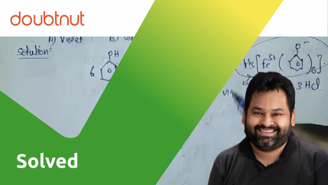 Phenol gives . . . . . . . . Colour with neutral FeCl(3) solution