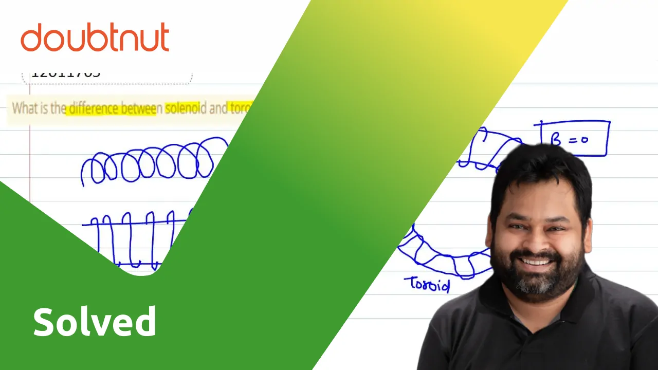 What is the difference between solenoid and toroid?