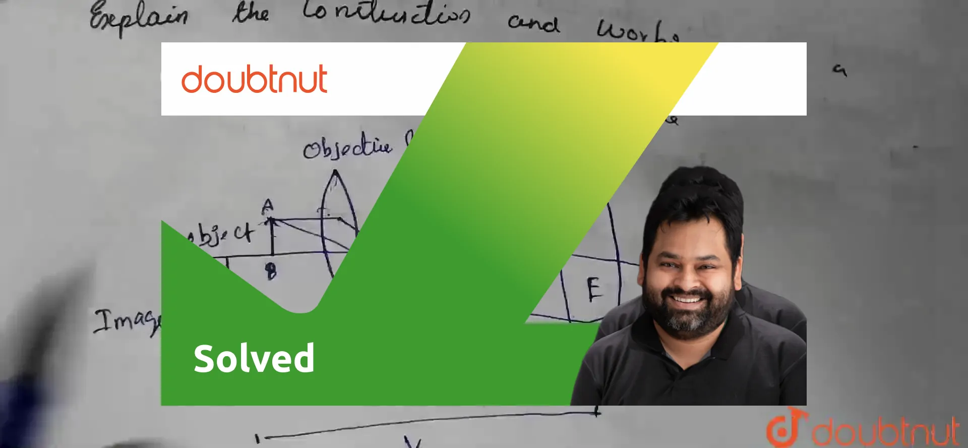 [Tamil] Explain the construction and working of a Microscope