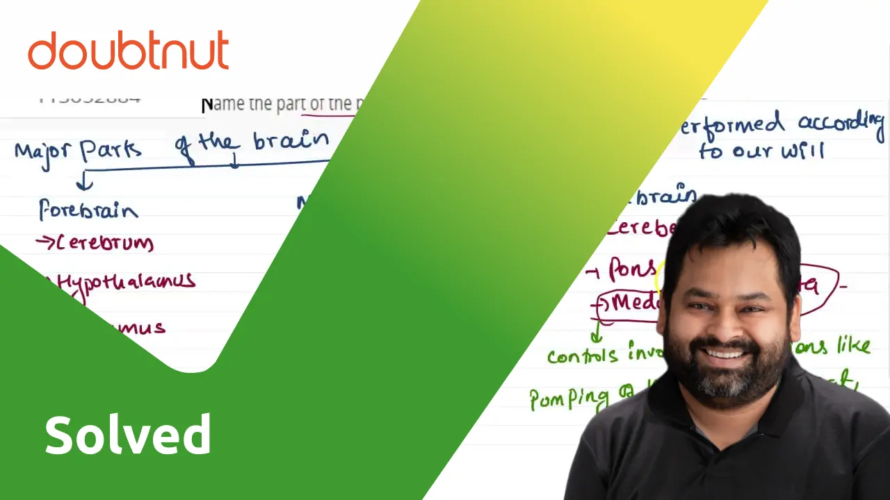 Name the part of the brain which controls involuntary action.