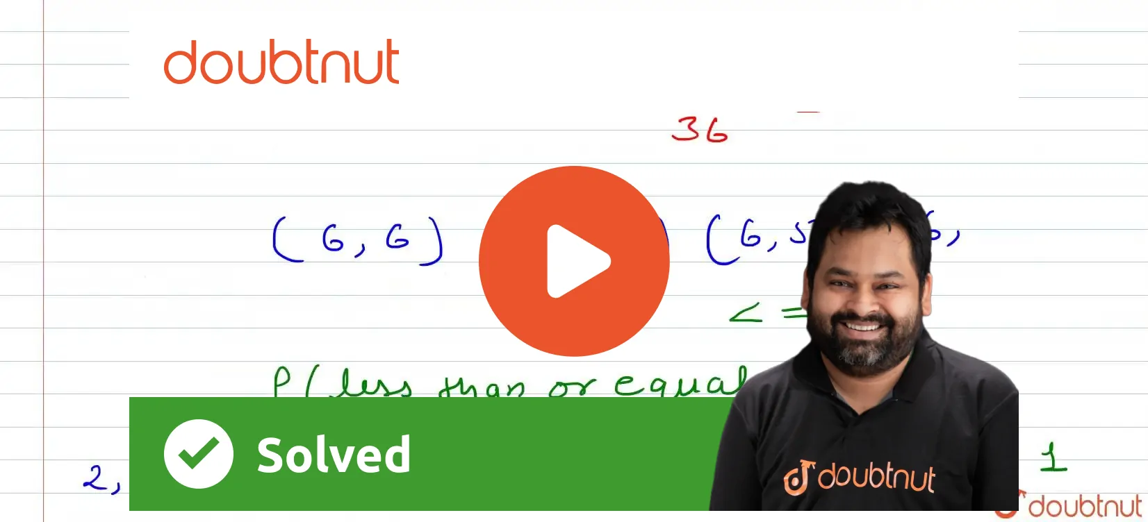 Two different dice are thrown simultaneously. What is the probability