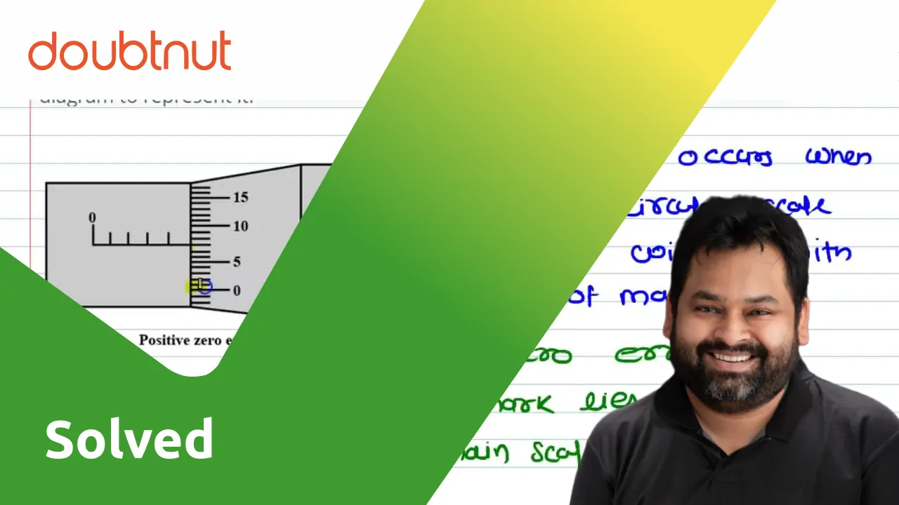 A screw gauge has a least count 0.001 cm and zero error + 0.007 cm. Dr