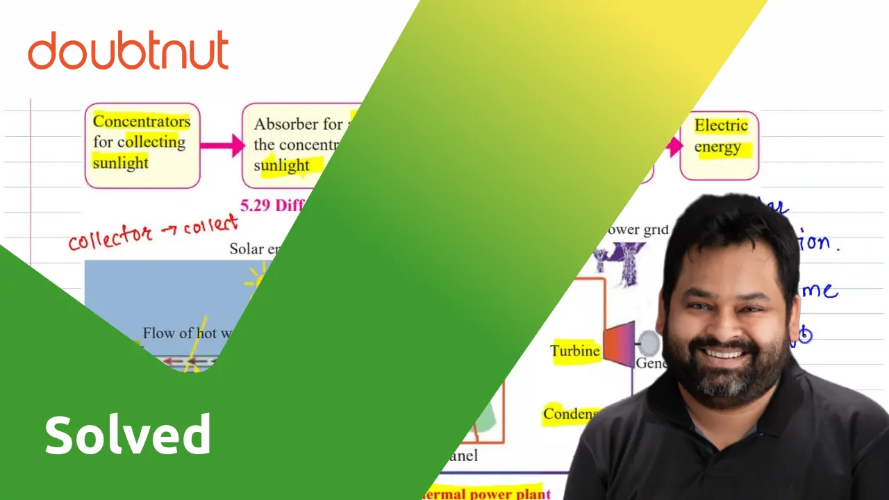 [Marathi] Different stages of generation of electrical energy in solar