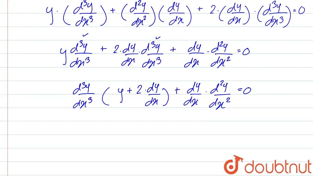 [Marathi] Obtain the differentiaal equation by eliminating the arbitar