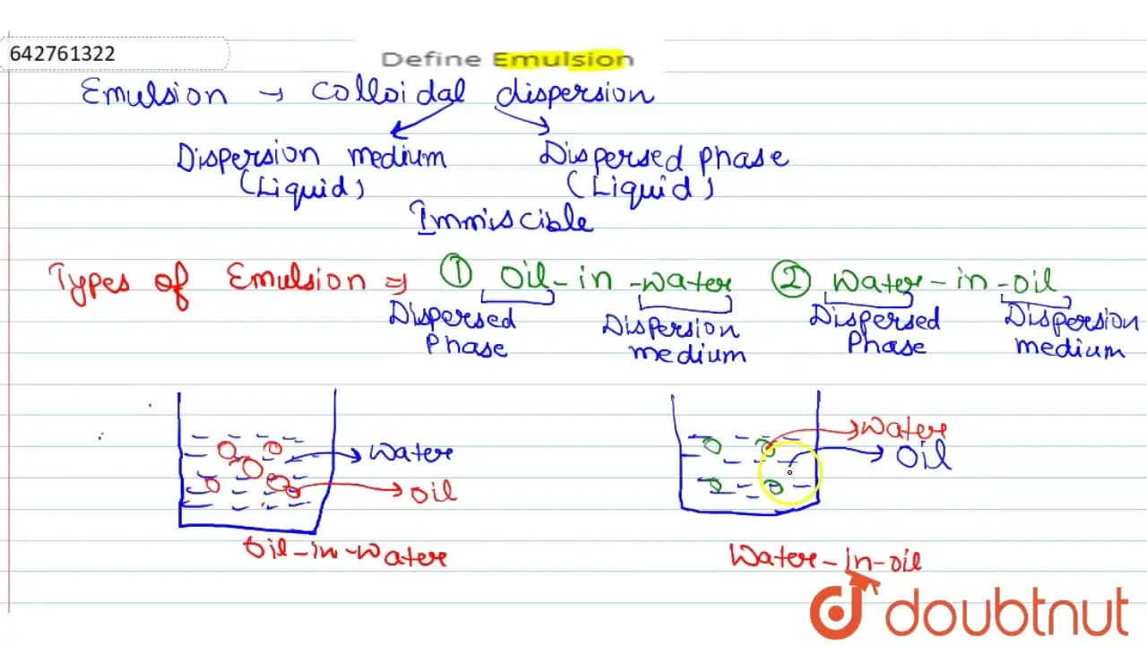 [Punjabi] Define Emulsion