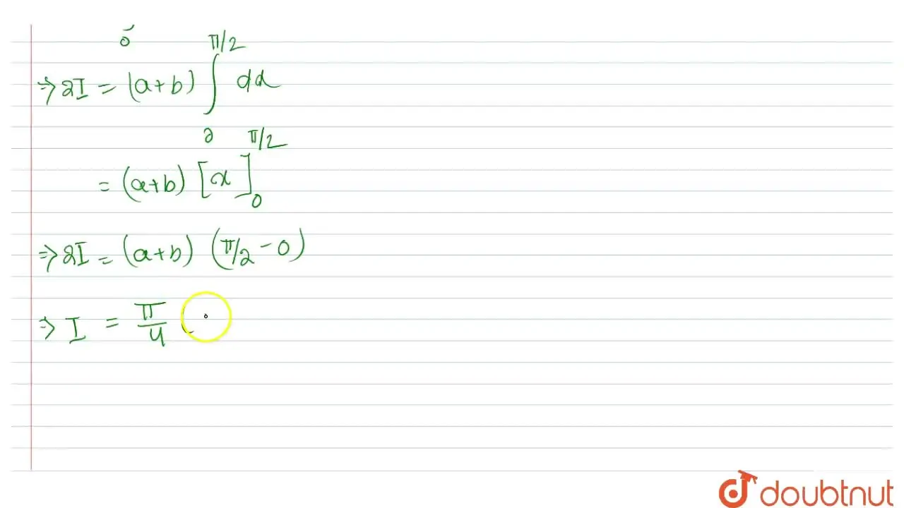 [Odia] Evaluate: int0^(pi//2)(acos^2x+bsin^2x)dx