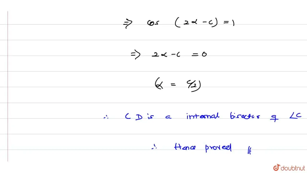 [Tamil] In a scalene triangle A B C ,D is a point on the side A B such