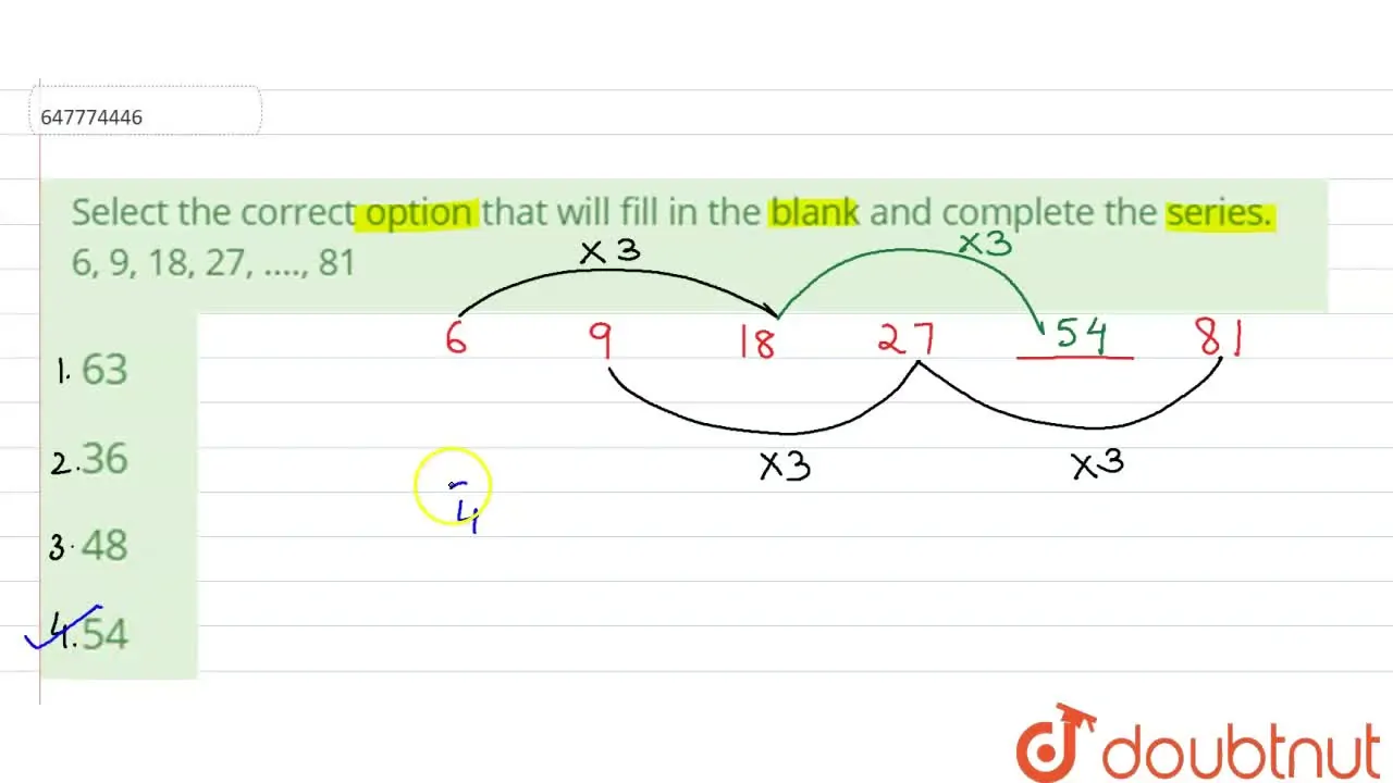 Select the correct option that will fill in the blank and complete the