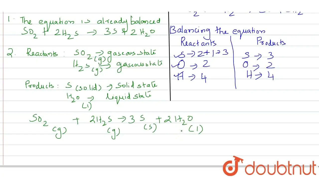 [Tamil] Balance the equation stepwise. Write down the physical state
