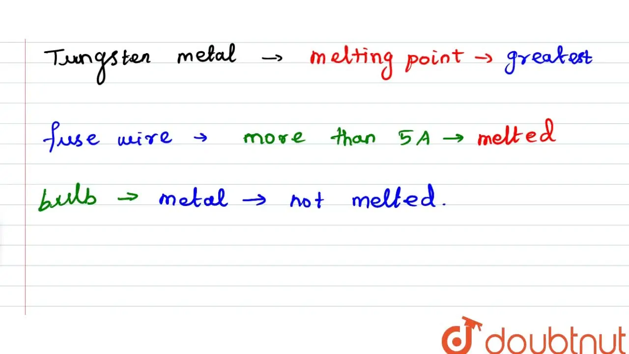 [Tamil] Why is tungsten metal used in bulbs?
