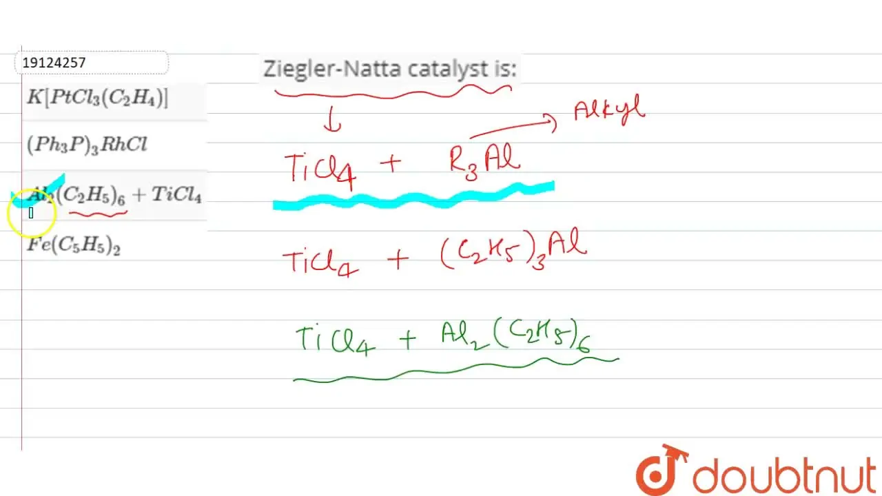 ZieglerNatta catalyst is