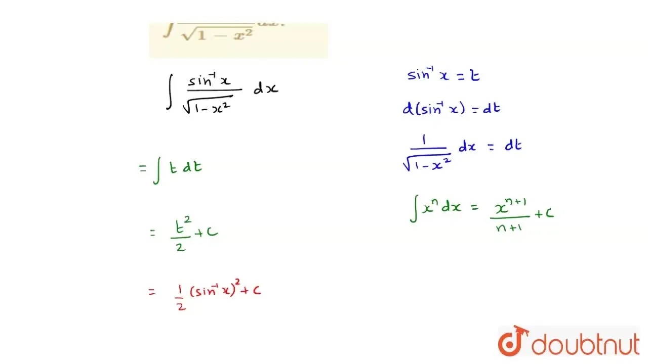 Int sin 1x sqrt 1 x 2 dx 