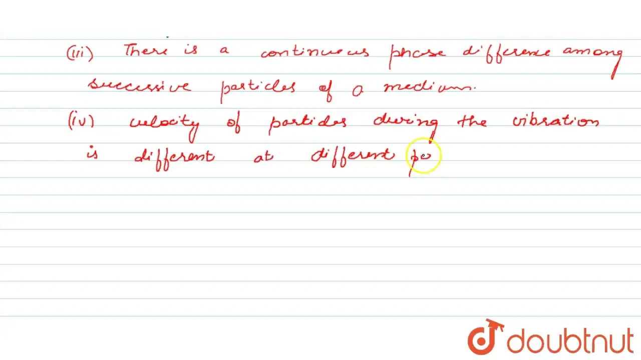 [Punjabi] State the characteristics of wave motion.