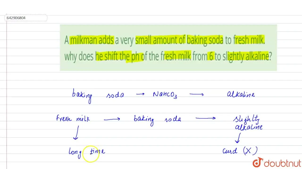 [Punjabi] A milkman adds a very small amount of baking soda to fresh m