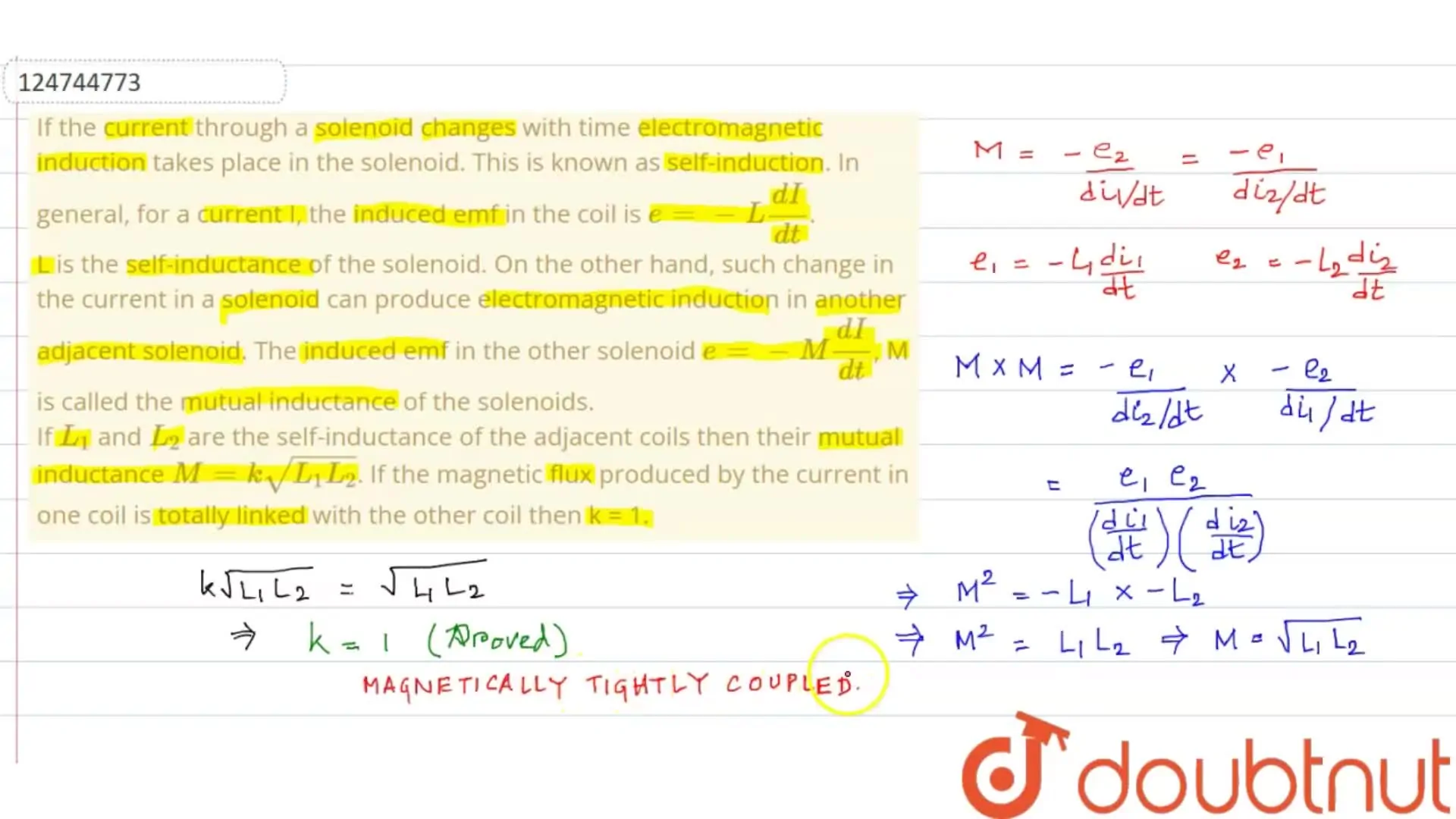 [Bengali] If the current through a solenoid changes with time electrom