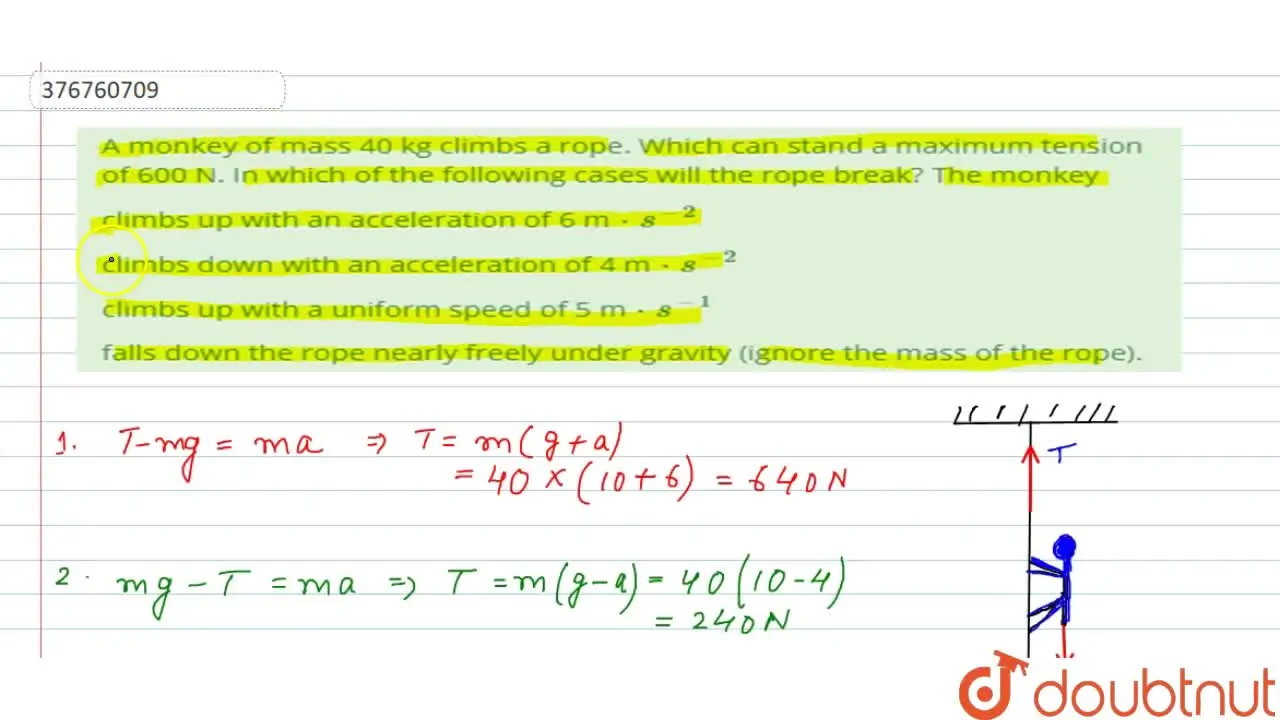 [Bengali] climbs up with a uniform speed of 5 mcdot s^(1)