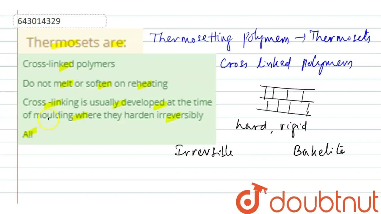 [Odia] Thermosets are