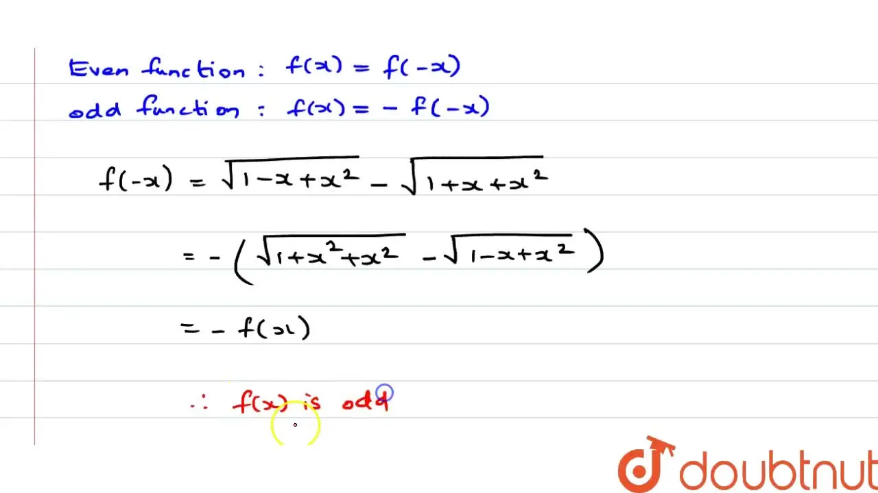Root x 2 4 even or odd function sale online www simpleplanning