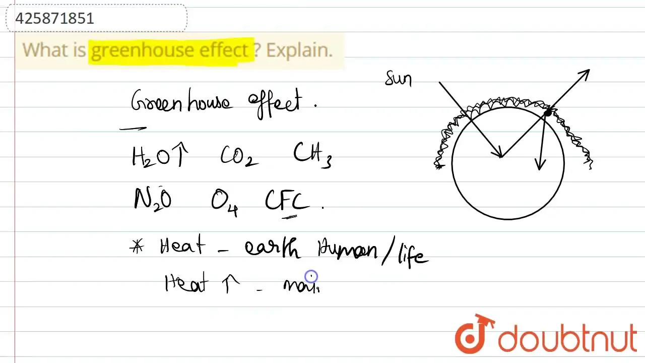 [Tamil Solution] What is greenhouse effect ? Explain.