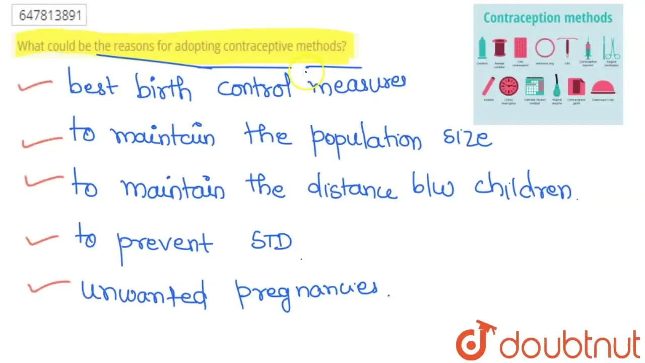 tamil-solution-what-could-be-the-reasons-for-adopting-contraceptive