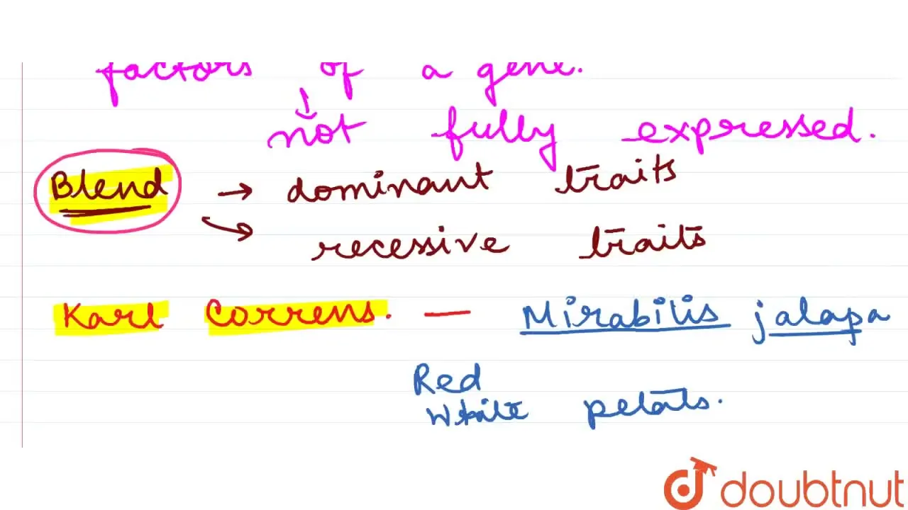 [Bengali Solution] dominance was discovered by