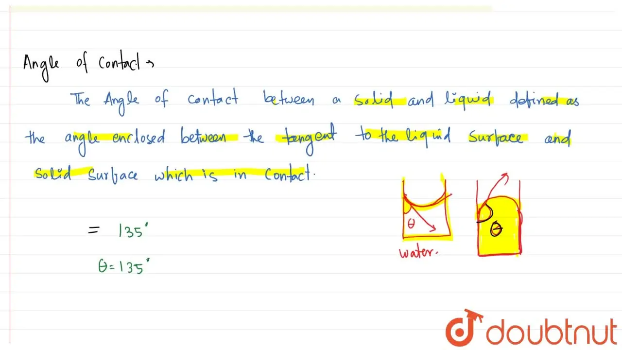 [Odia] What is the angle of contact between mercury and glass?