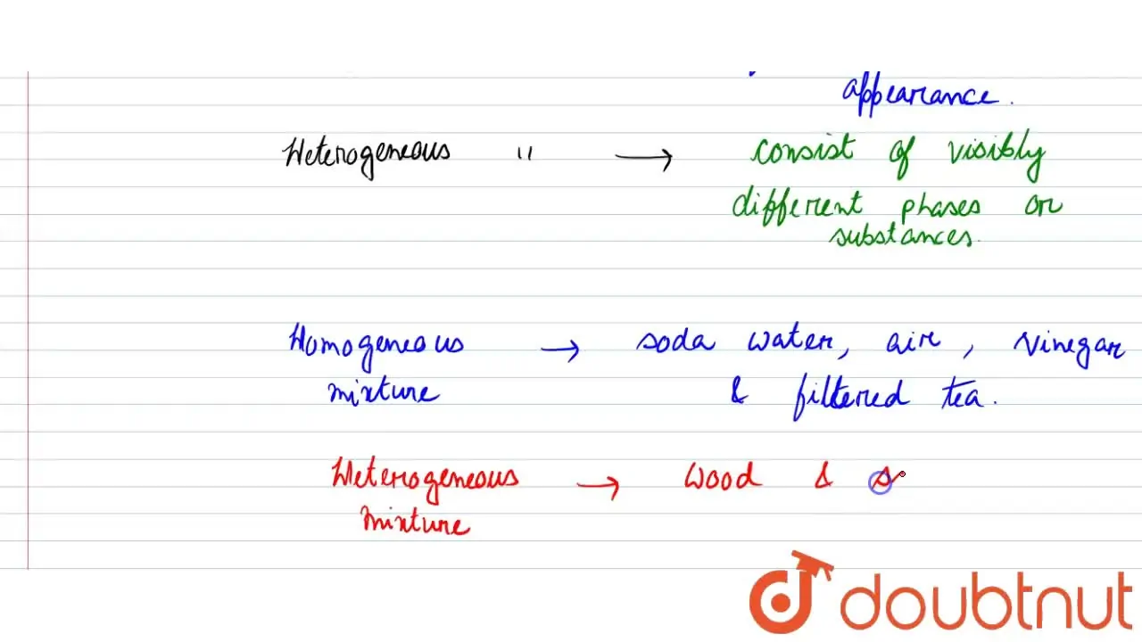 [Assamese] Classify, each of the following as a homogeneous or heterog