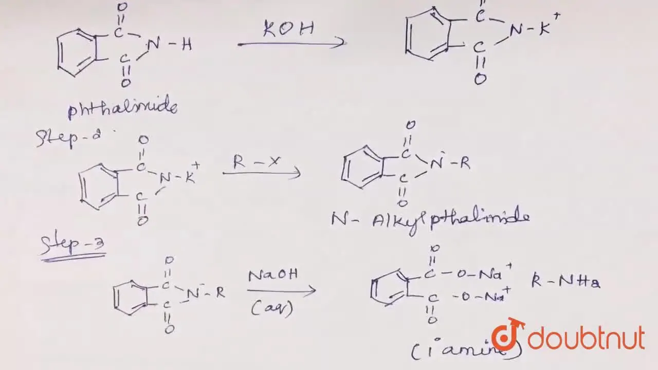 [Tamil] Write short notes on the following Gabriel phthalimide synth