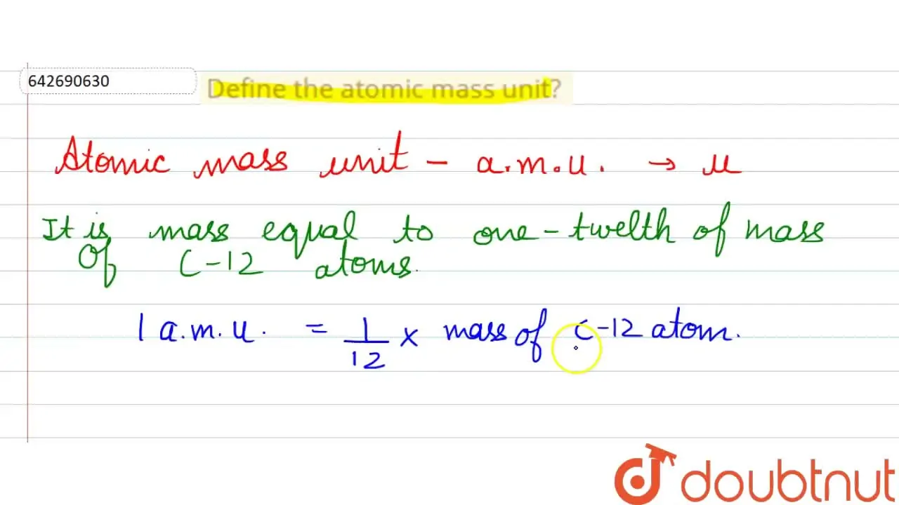 punjabi-define-the-atomic-mass-unit