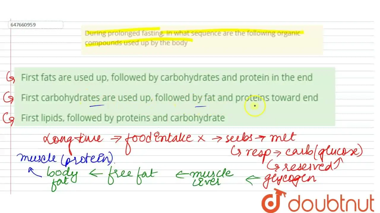 [Bengali Solution] First lipids, followed by proteins and carbohydrate