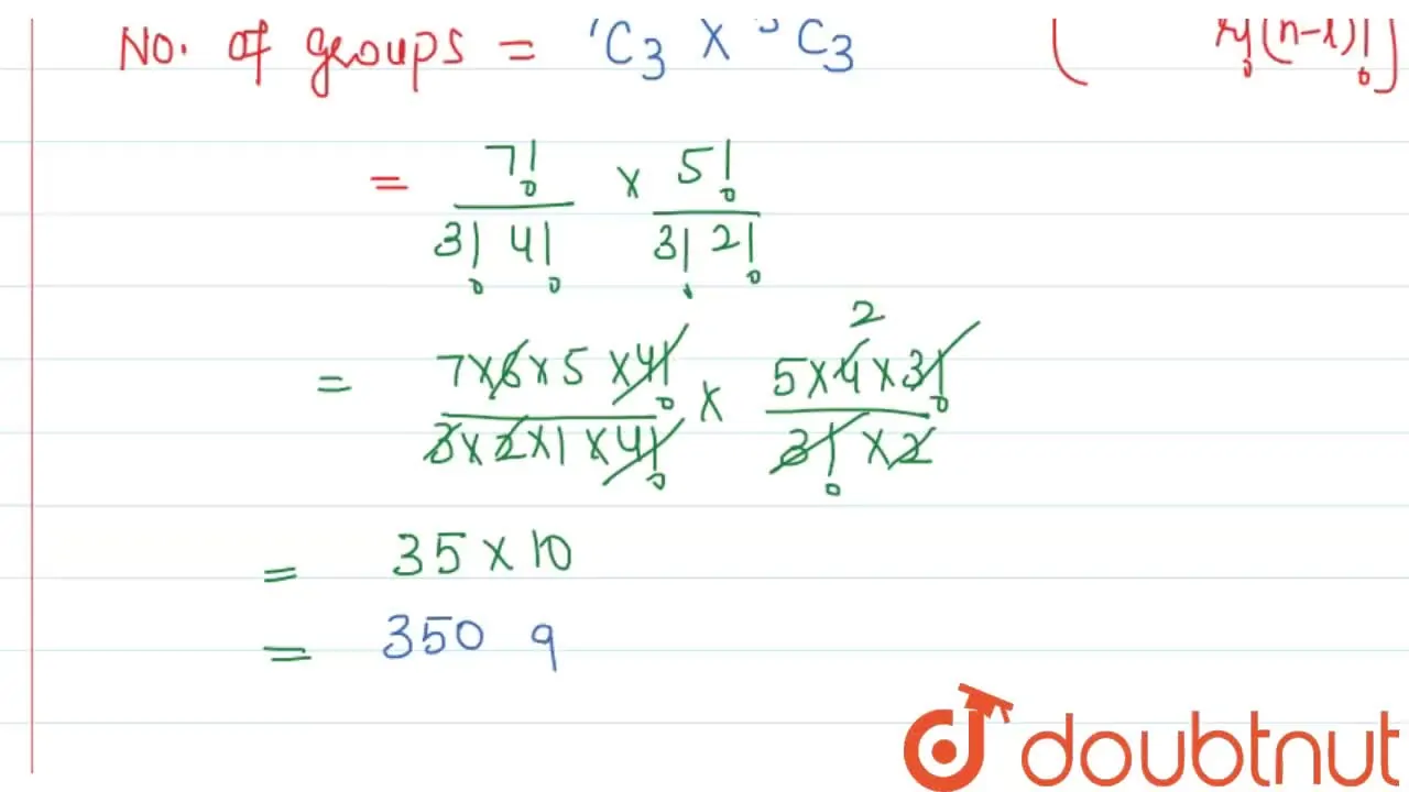 [Punjabi] A bookshelf contains 7 different Mathematics textbooks and 5
