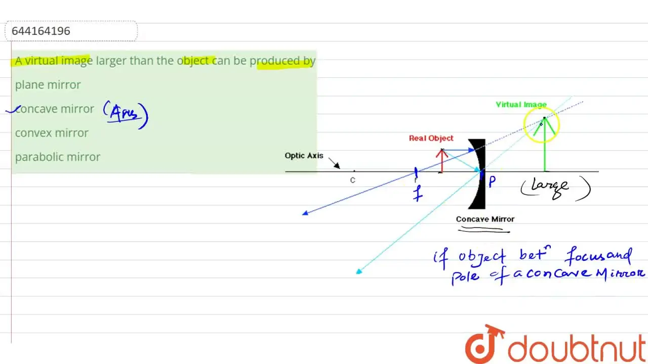 [Odia] A virtual image larger than the object can be produced by