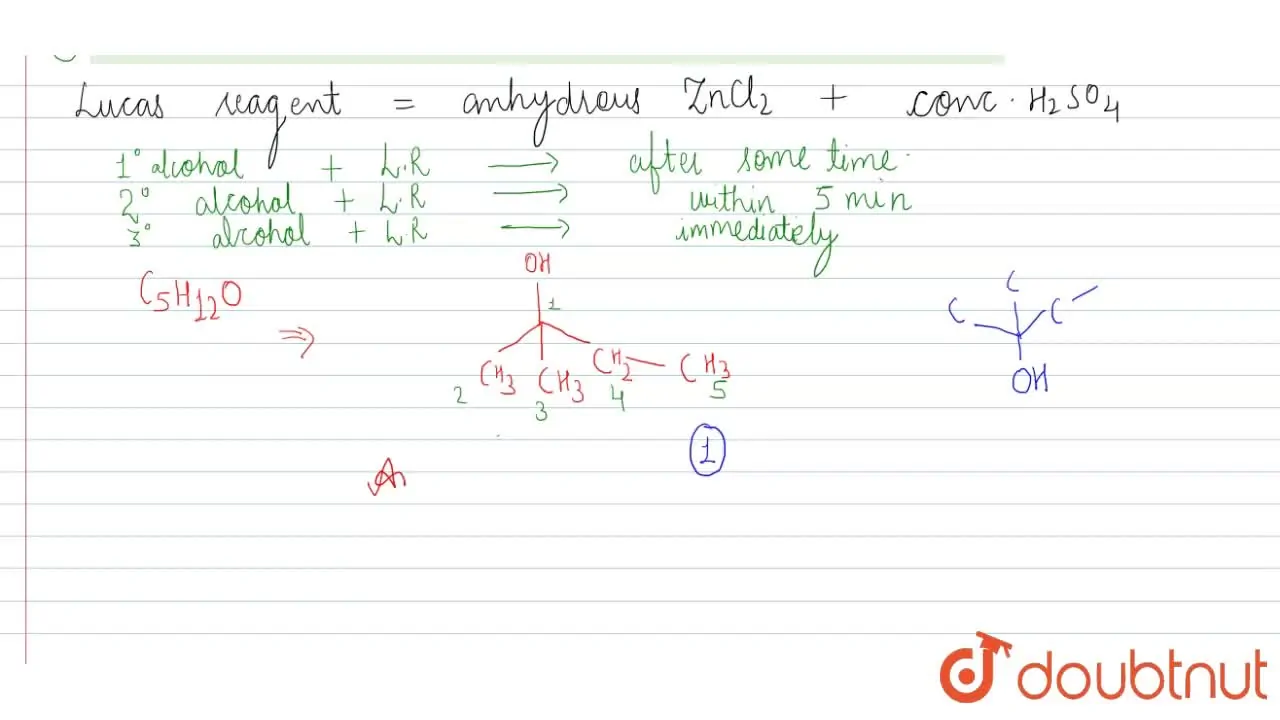 How many alcohols give immediate turbidity with Lucas reagent having m