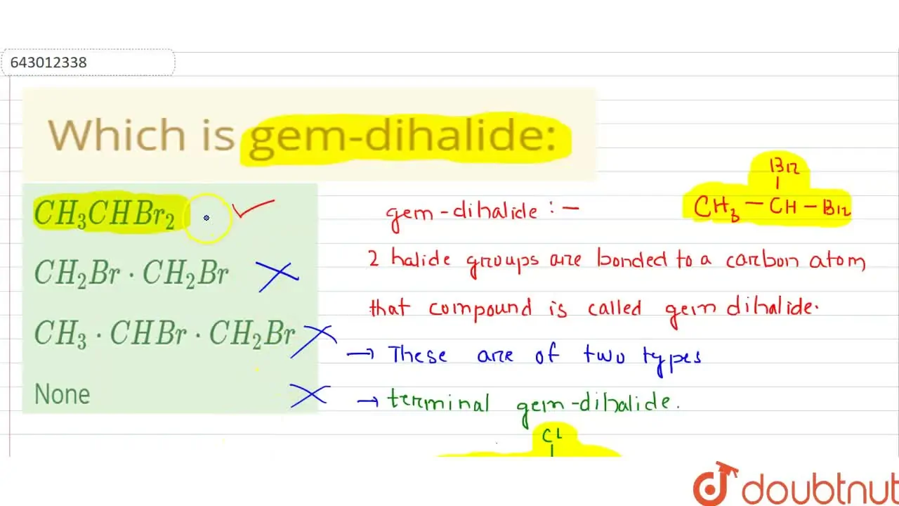 [Odia] Which is gemdihalide