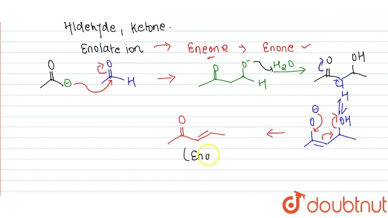 [Odia] Write a note on aldol condensation.